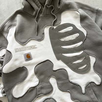 'BONES' REFLECTIVE HOODIE (M)