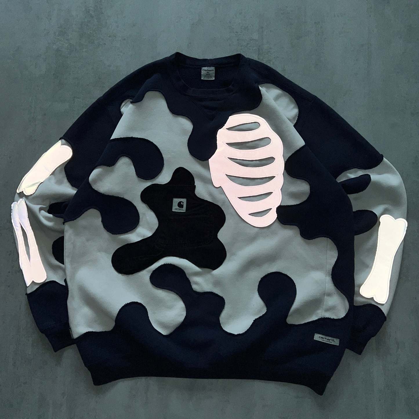 'BONES' REFLECTIVE SWEATSHIRT (XL)