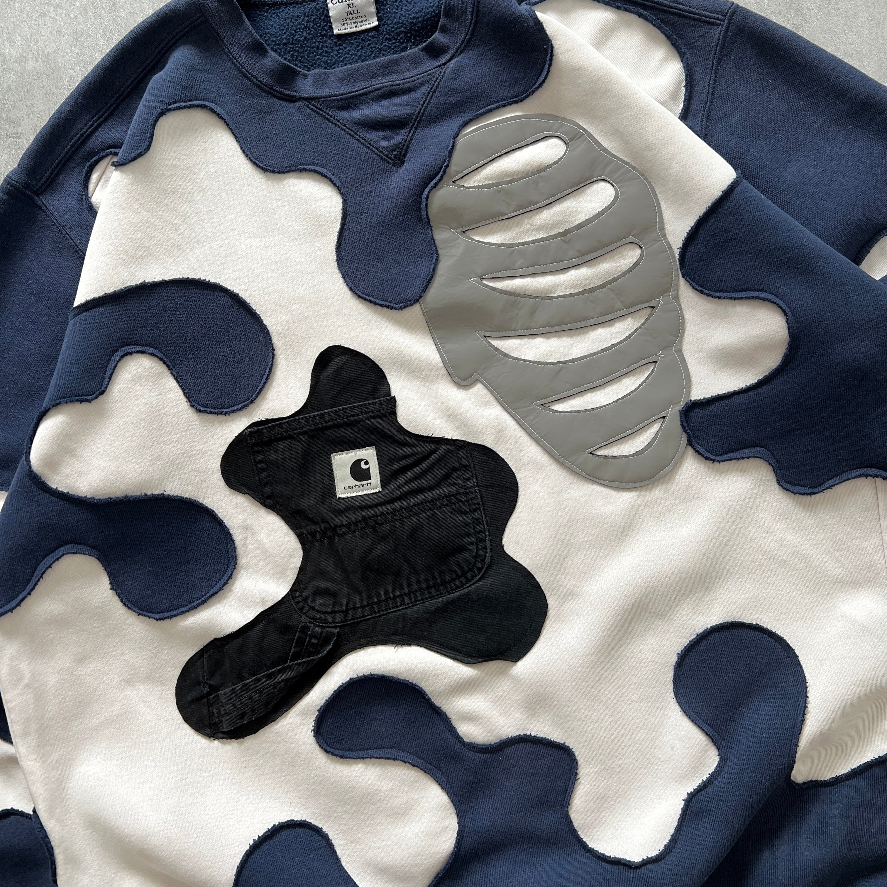 'BONES' REFLECTIVE SWEATSHIRT (XL)