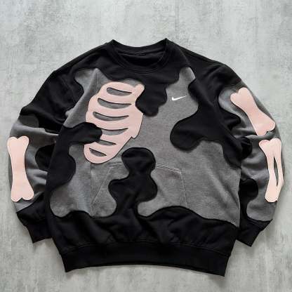 'BONES' REFLECTIVE SWEATSHIRT (L)
