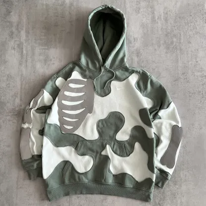 'BONES' REFLECTIVE HOODIE (M)