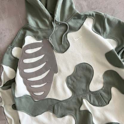 'BONES' REFLECTIVE HOODIE (M)