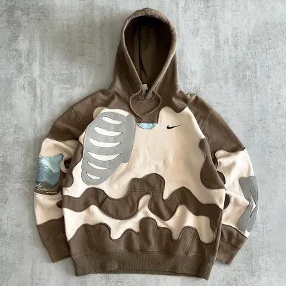 'BONES' REFLECTIVE HOODIE (M)