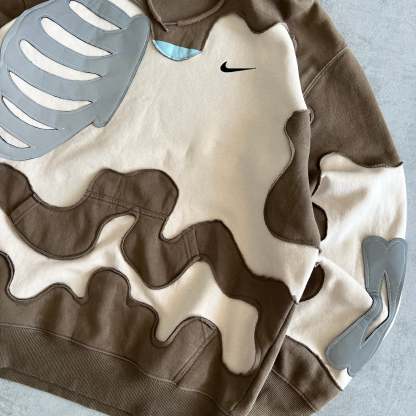 'BONES' REFLECTIVE HOODIE (M)