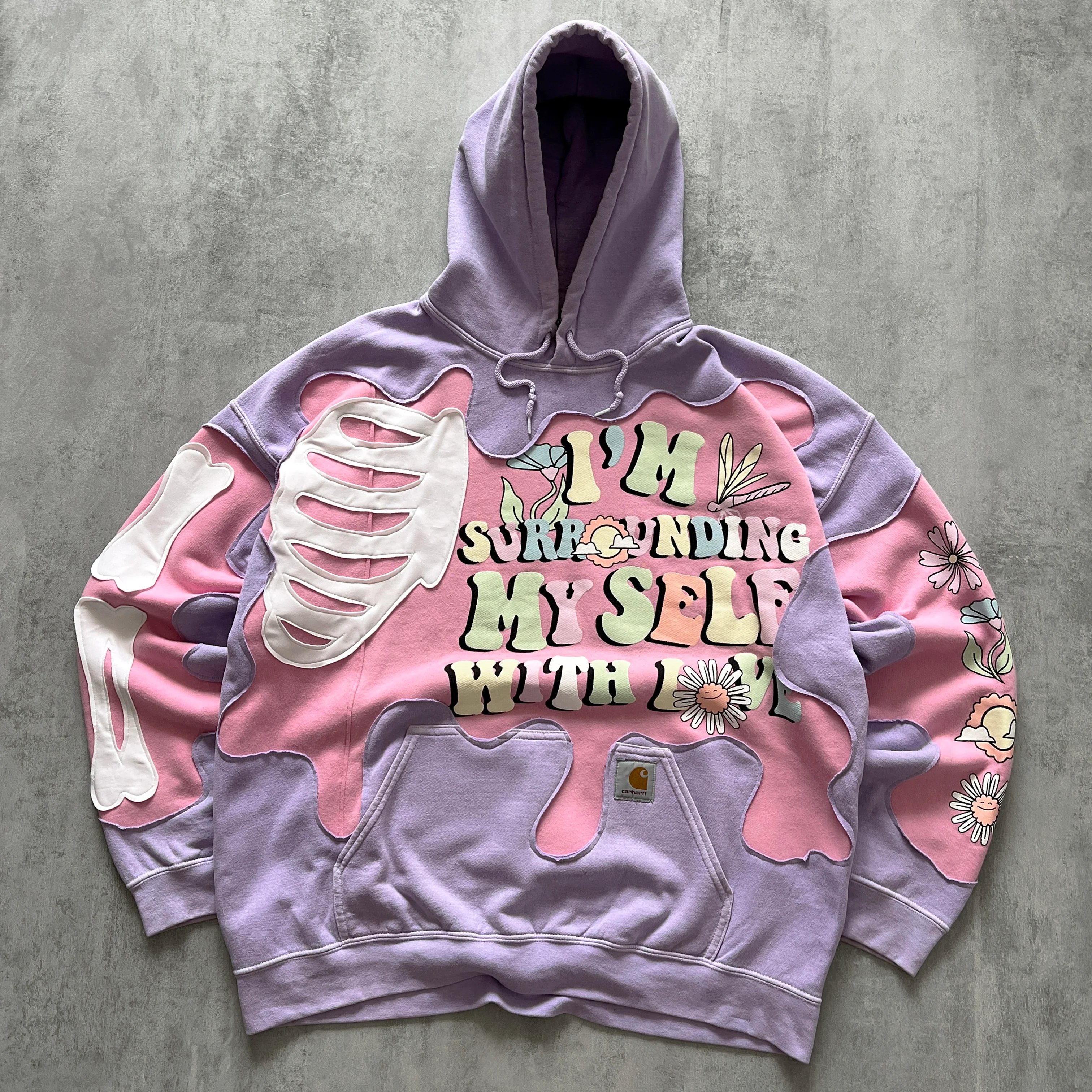 'WITH LOVE' HOODIE (L)