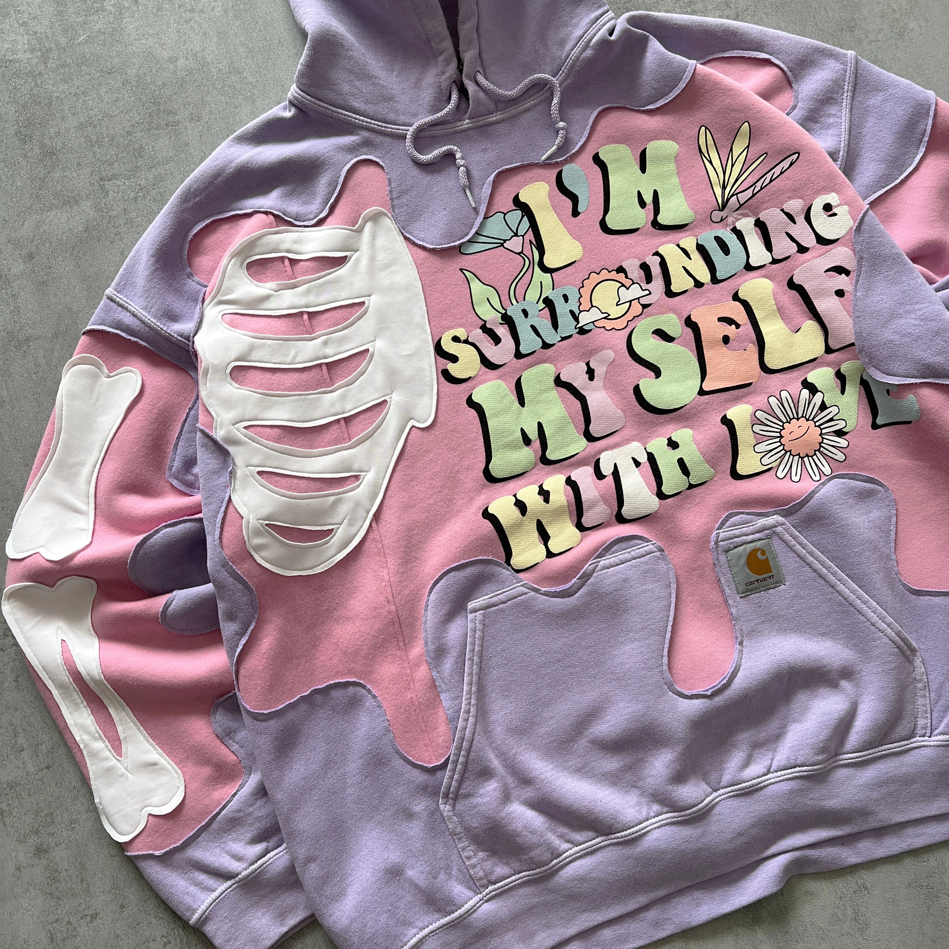 'WITH LOVE' HOODIE (L)