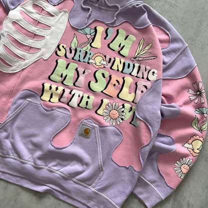 'WITH LOVE' HOODIE (L)