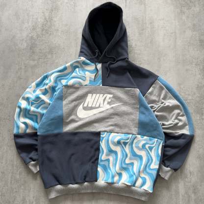 'PATCHWORK' HOODIE (XL)