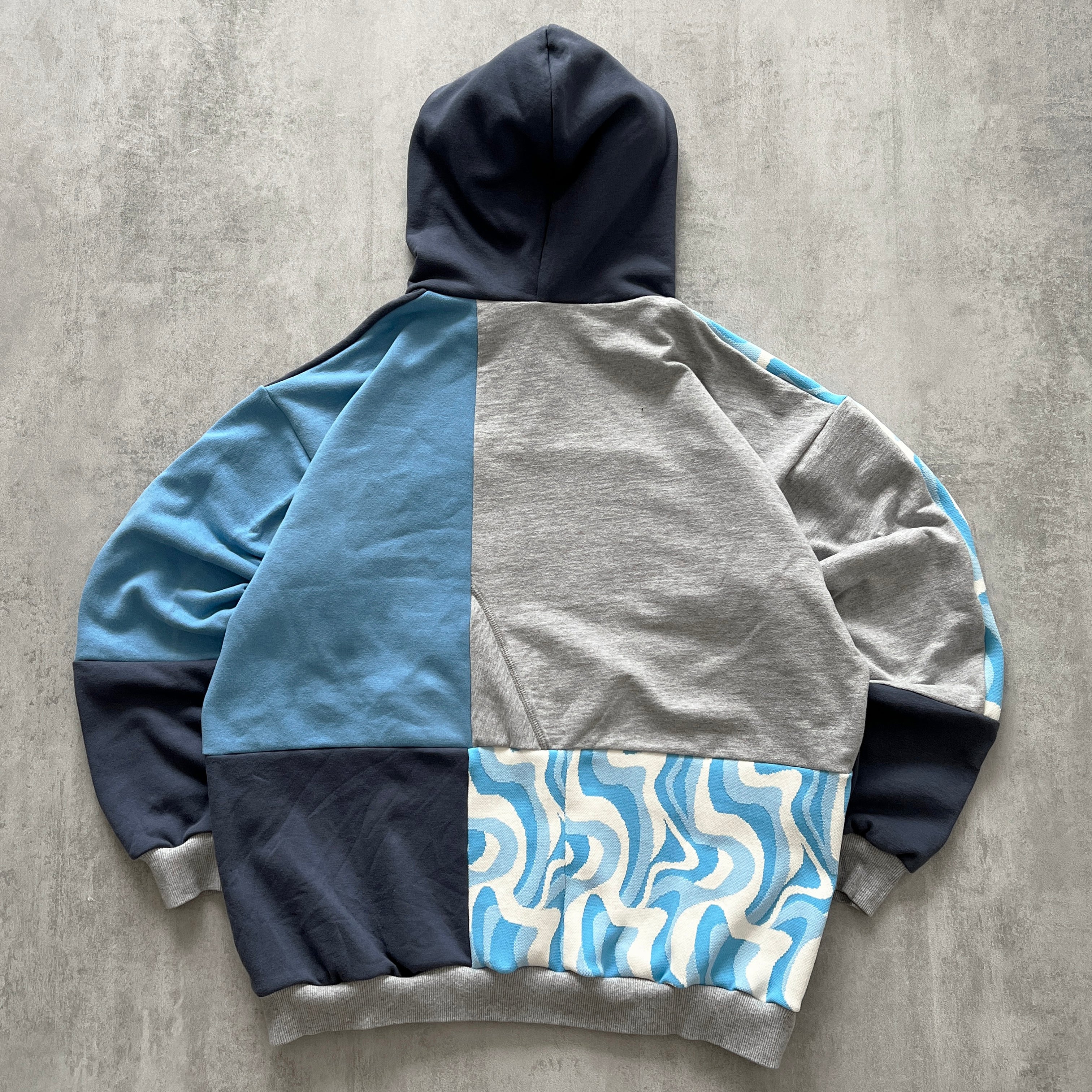 'PATCHWORK' HOODIE (XL)