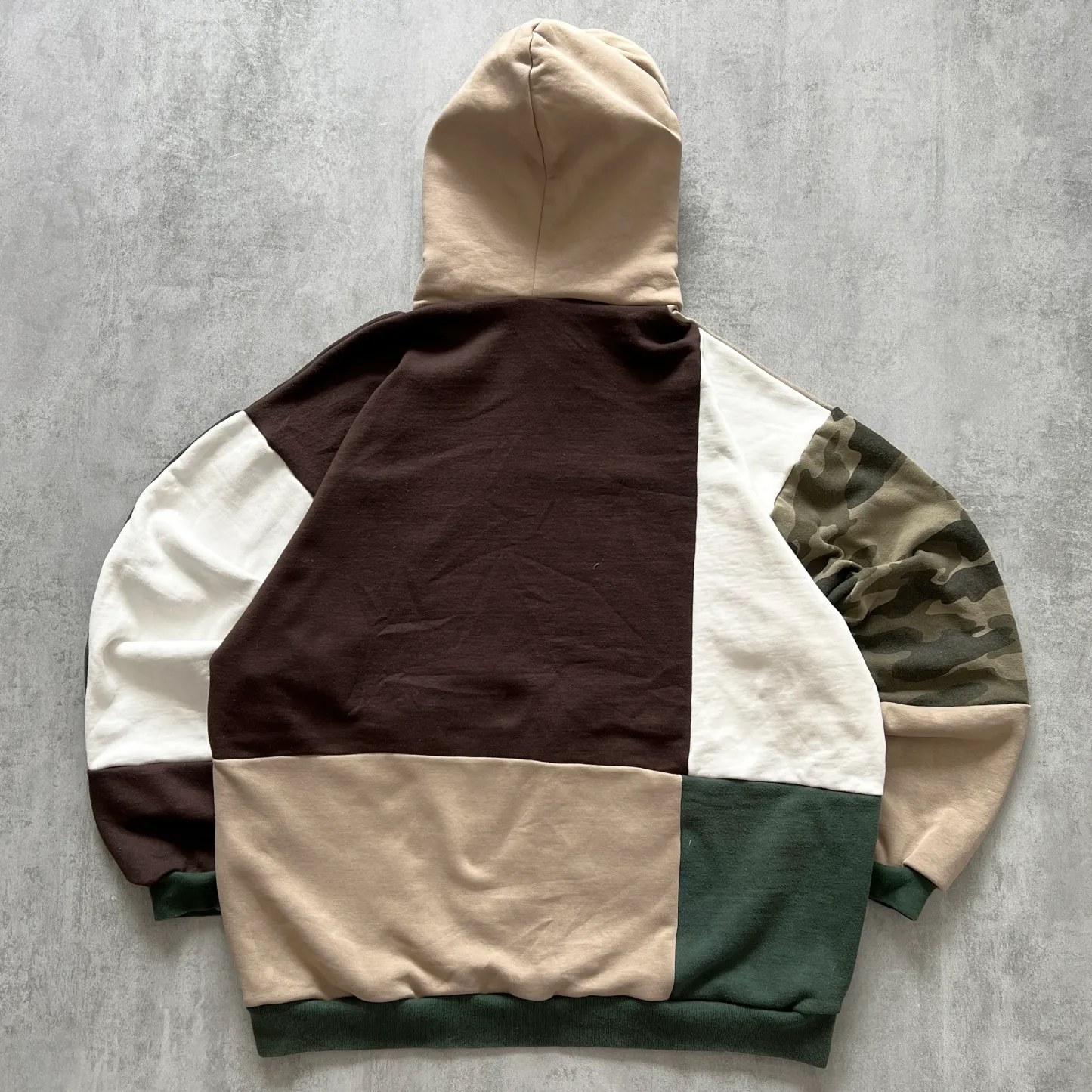 'PATCHWORK' HOODIE (XL)