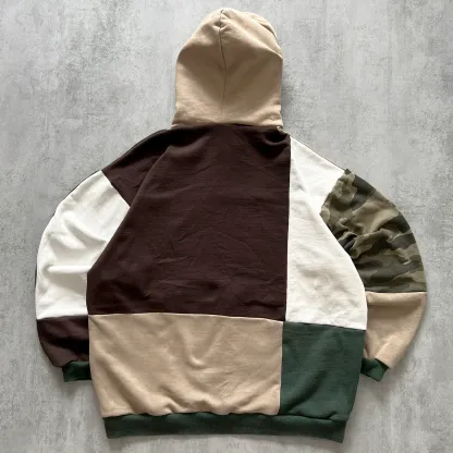 'PATCHWORK' HOODIE (XL)