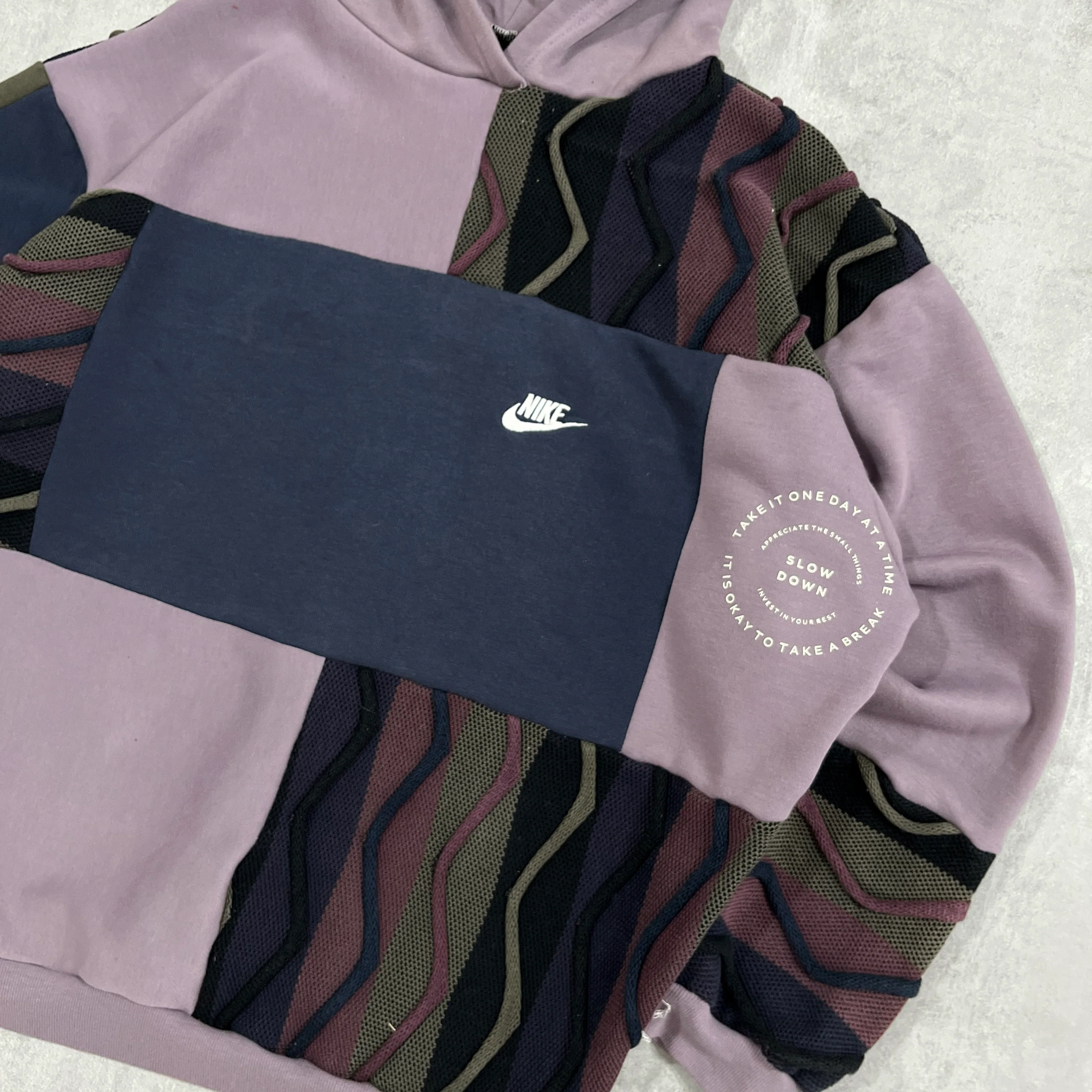 'PATCHWORK' HOODIE (XL)