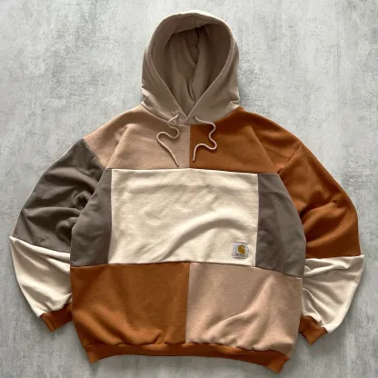 'PATCHWORK' HOODIE (L)