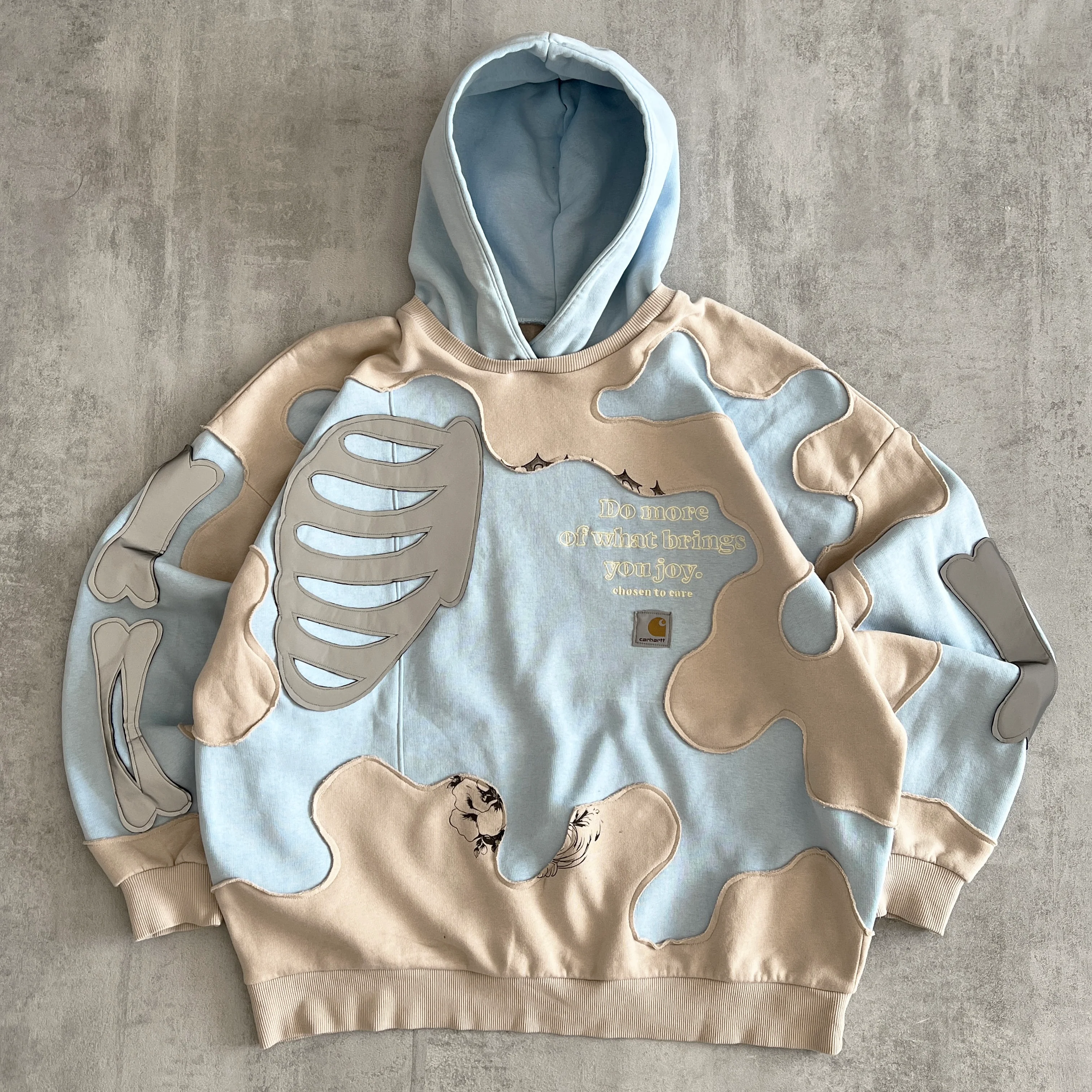 'DO MORE OF WHAT BRINGS YOU JOY' REFLECTIVE HOODIE (XL)
