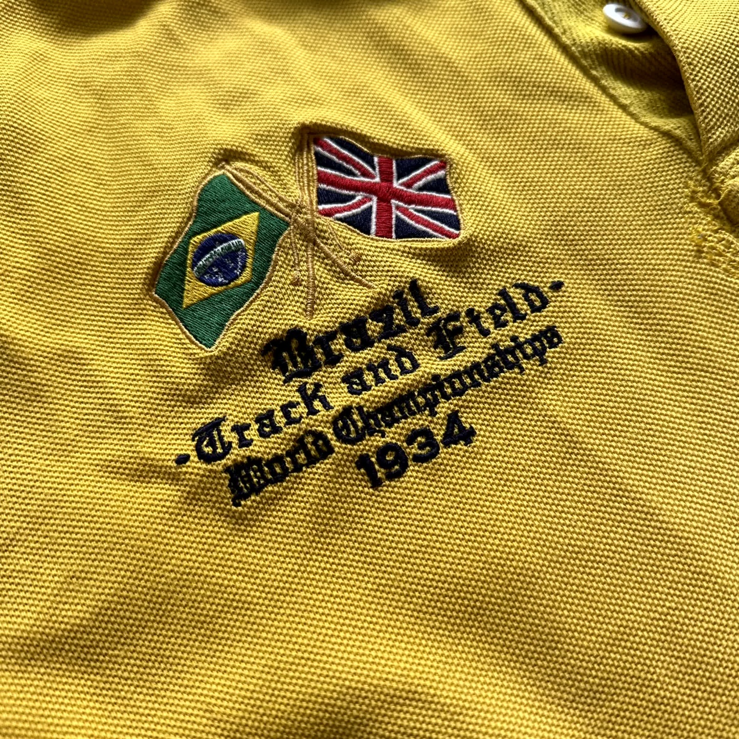 Polo Ralph Lauren x Brasilien Vintage Poloshirt | L