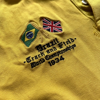 Polo Ralph Lauren x Brasilien Vintage Poloshirt | L