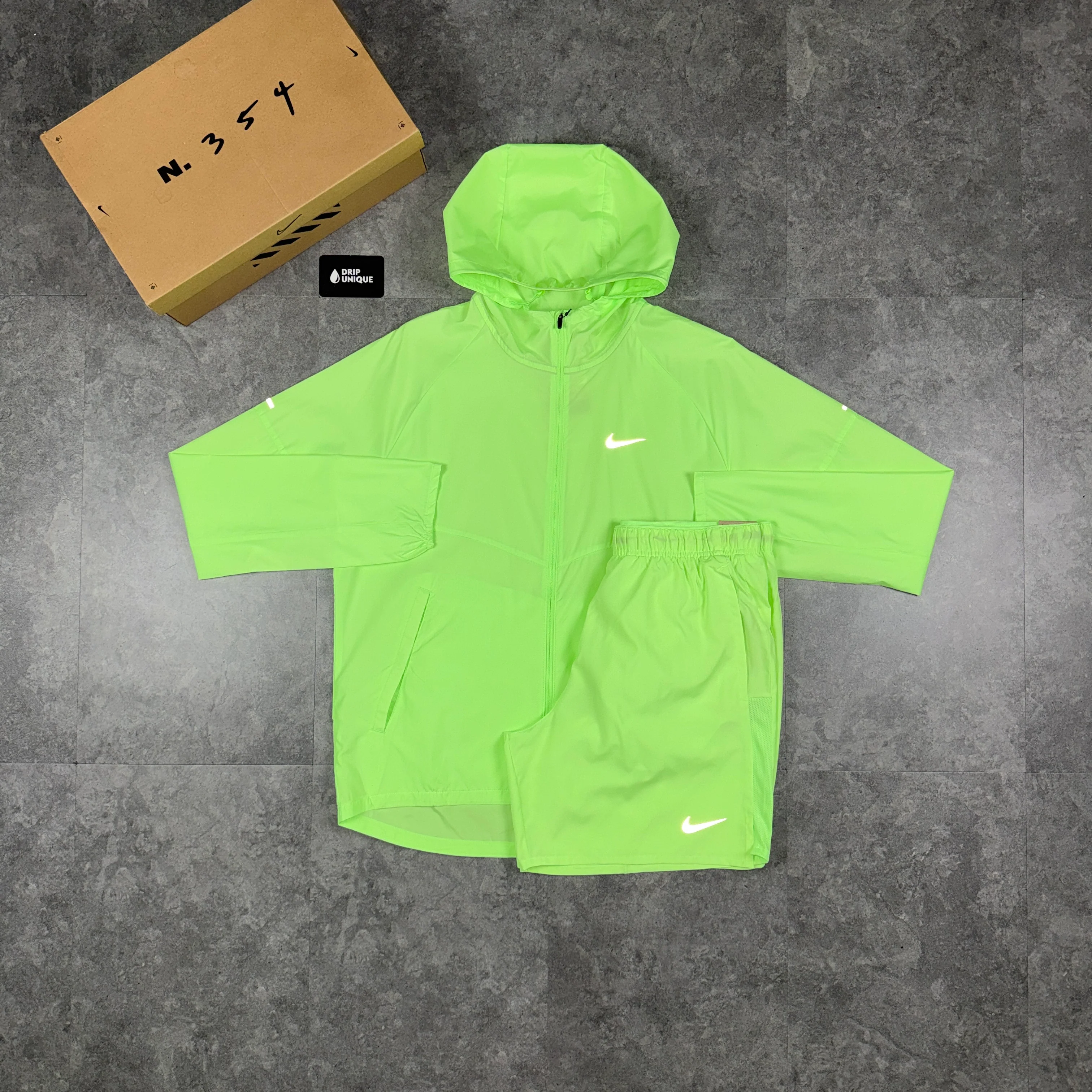 Nike Repel Miler Windrunner Jacket Ghost Green