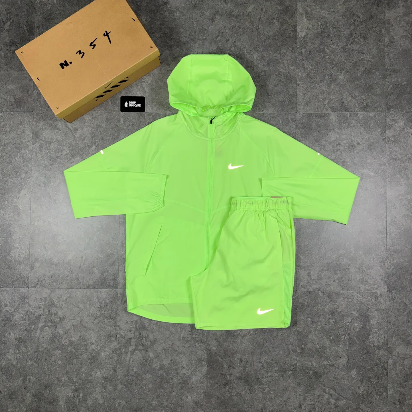 Nike Repel Miler Windrunner Jacket Ghost Green