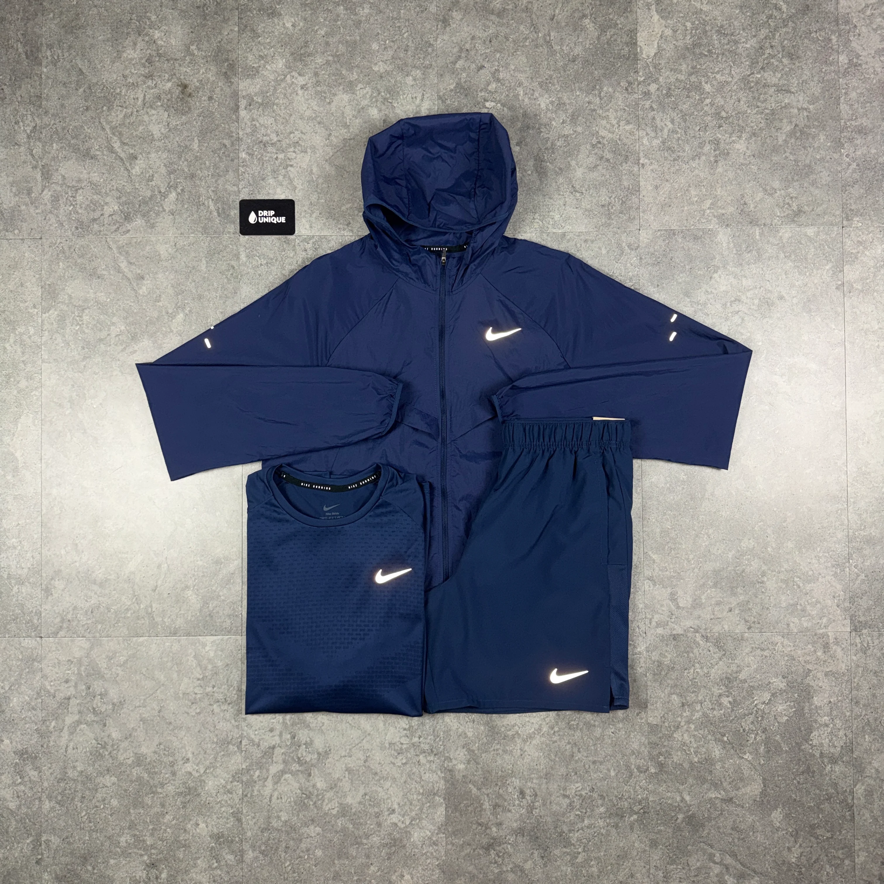 Nike Stride UV Windrunner Midnight Navy Bundle