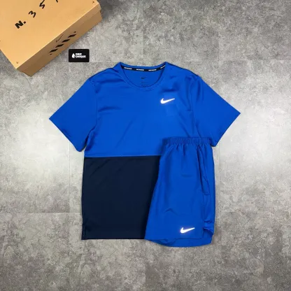 Nike Dri-Fit Breathe T-Shirt Royal Blue