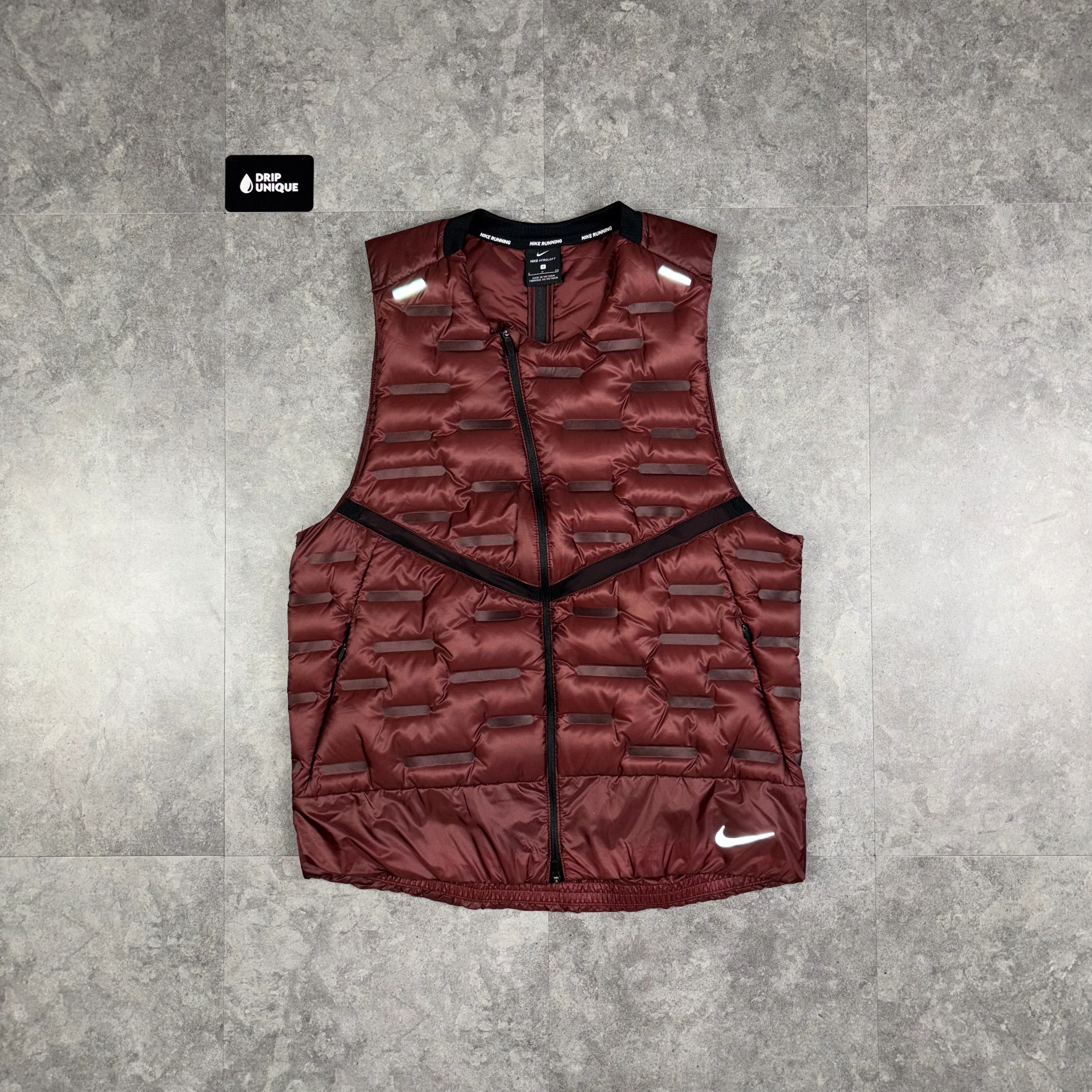 Nike Therma Aerolayer Gilet Burgandy