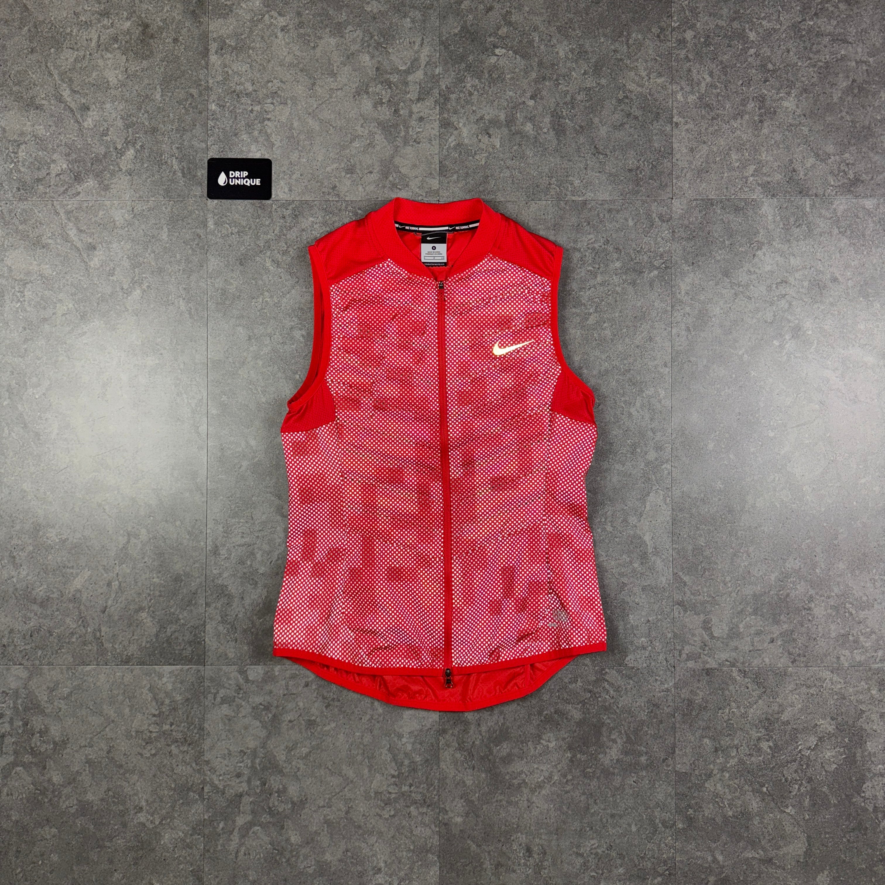 Nike Aeroloft 800 Gilet Red