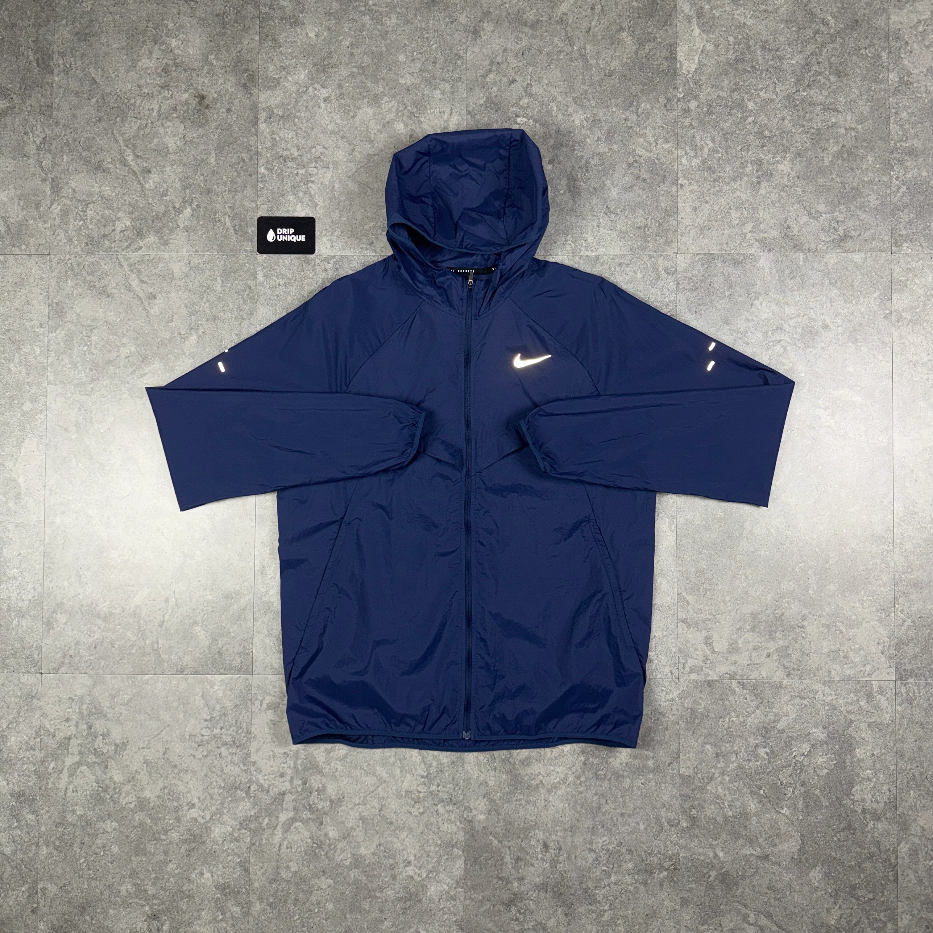 Nike Stride UV Windrunner Jacket Midnight Navy