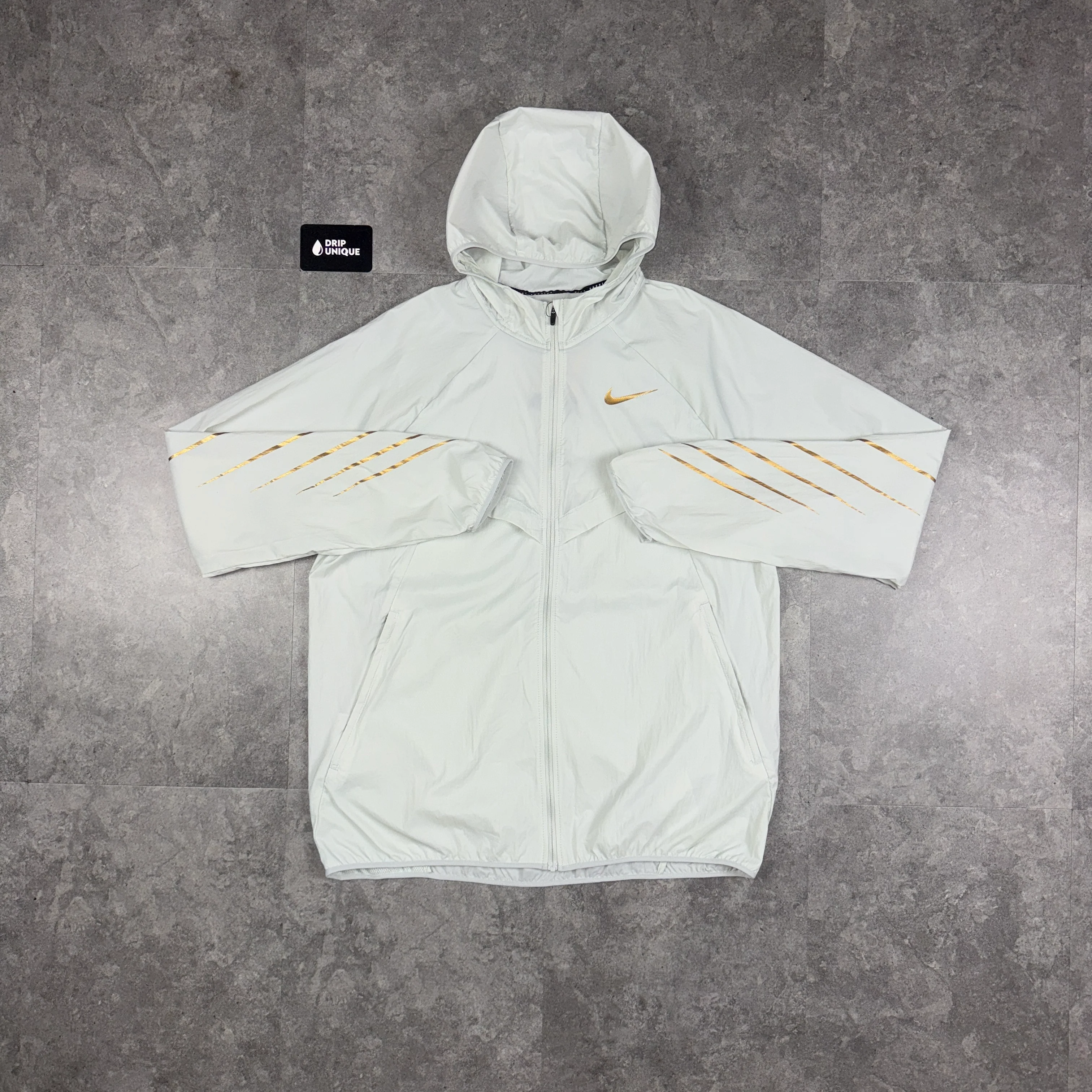 Nike UV Windrunner Jacket White & Gold