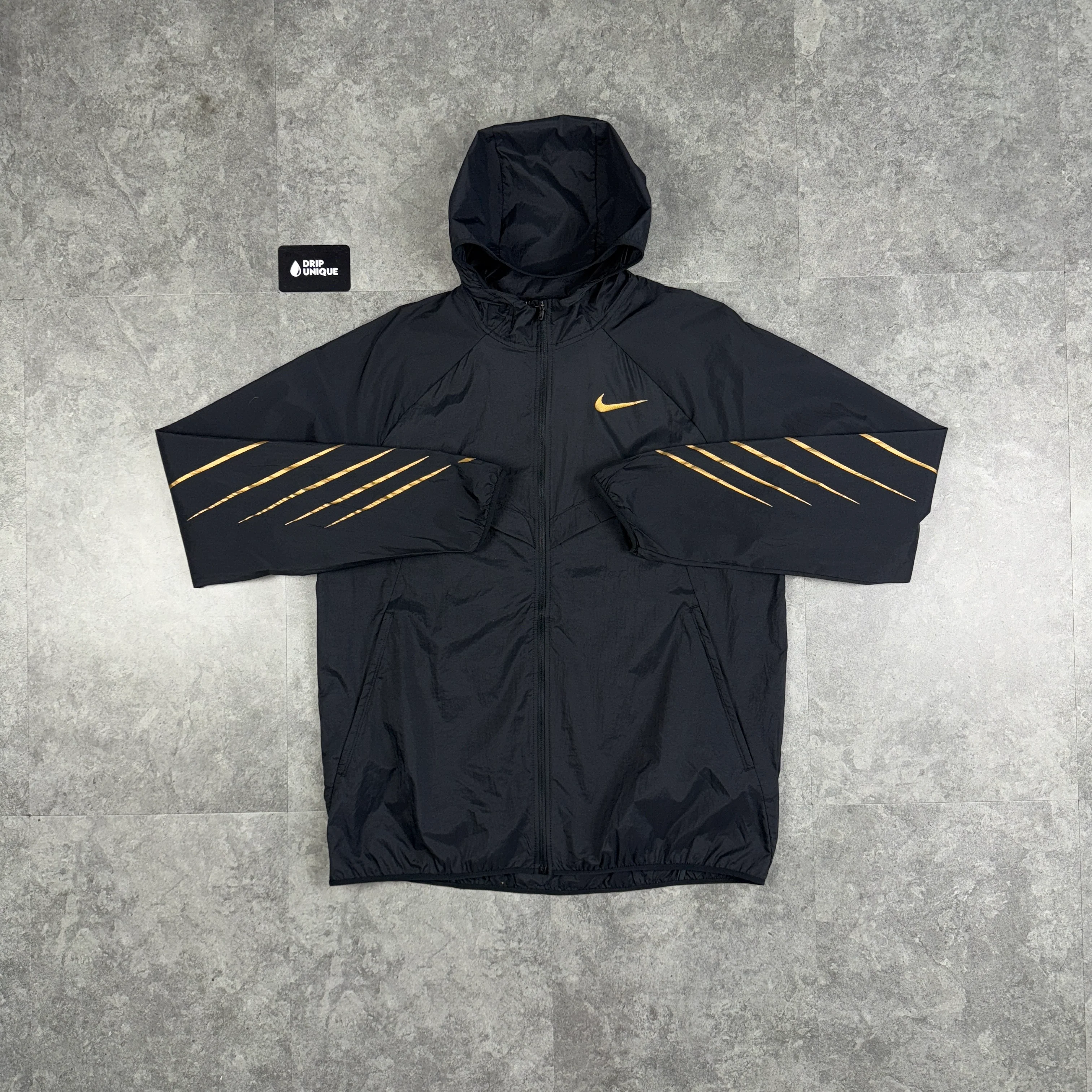 Nike UV Windrunner Jacket Black & Gold