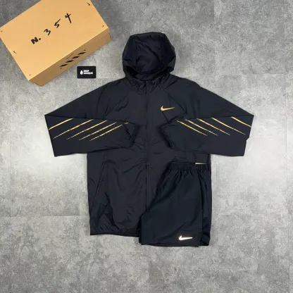 Nike UV Windrunner Jacket Black & Gold