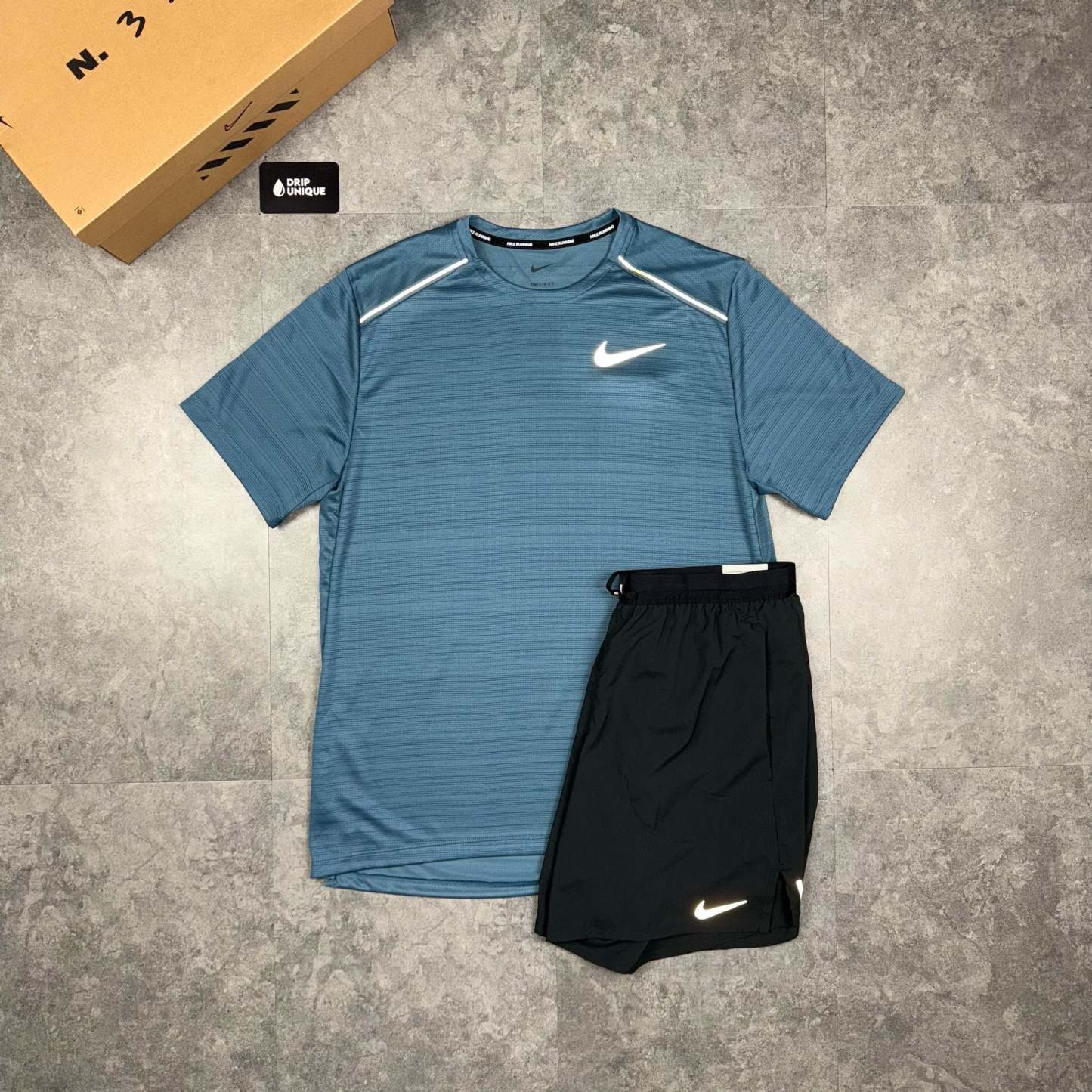 Nike Miler T-Shirt Thunder