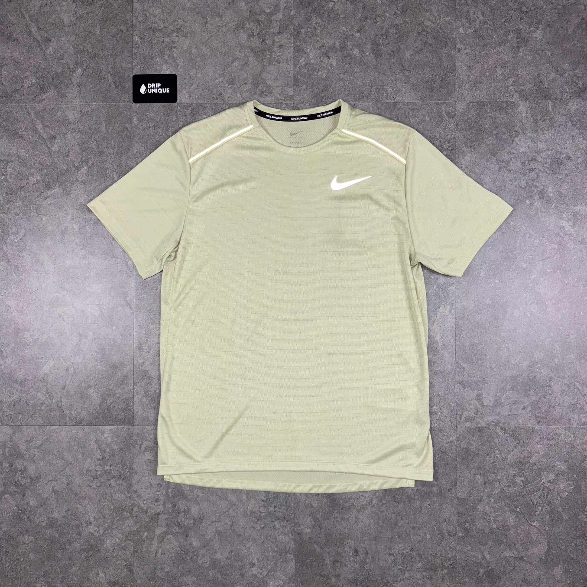 Nike Miler T-Shirt Olive Green