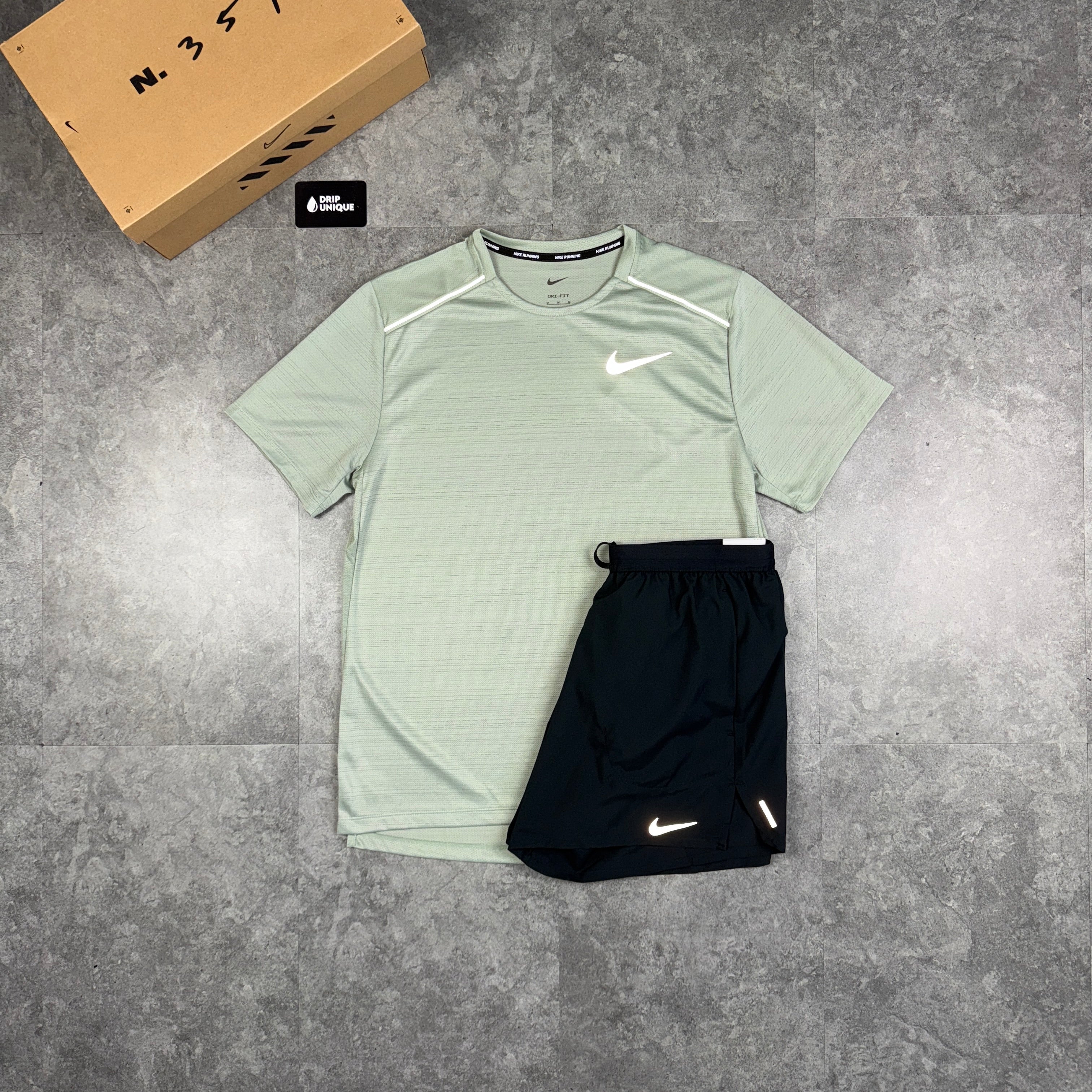 Nike Miler T-Shirt Jade Green