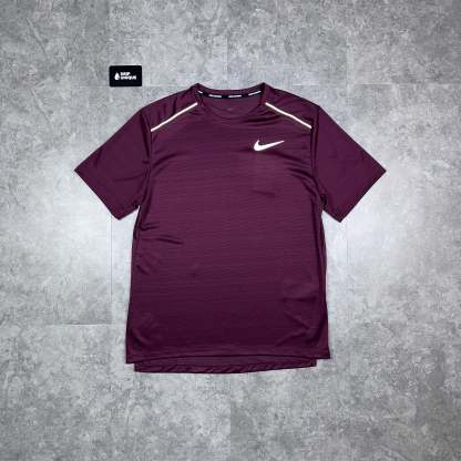 Nike Miler T-Shirt Midnight Maroon