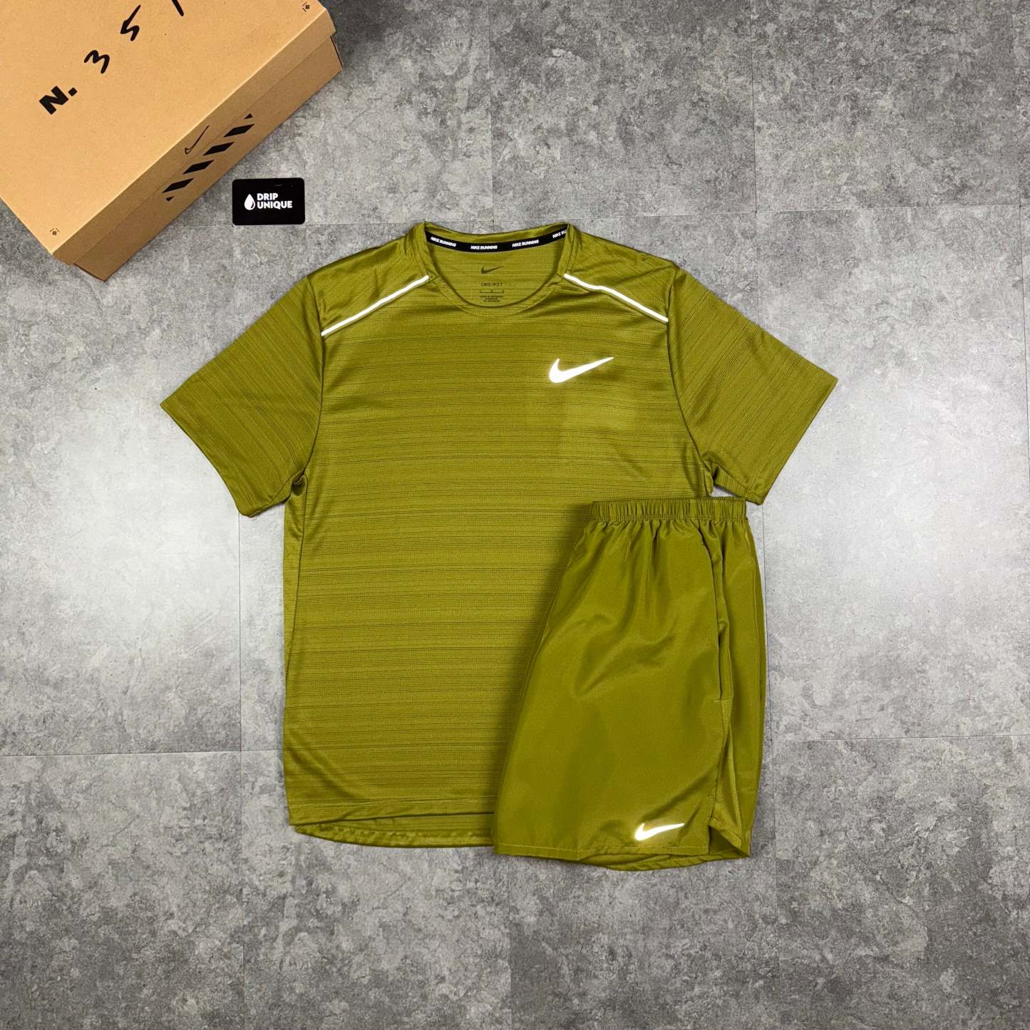 Nike Miler T-Shirt Pacific Moss