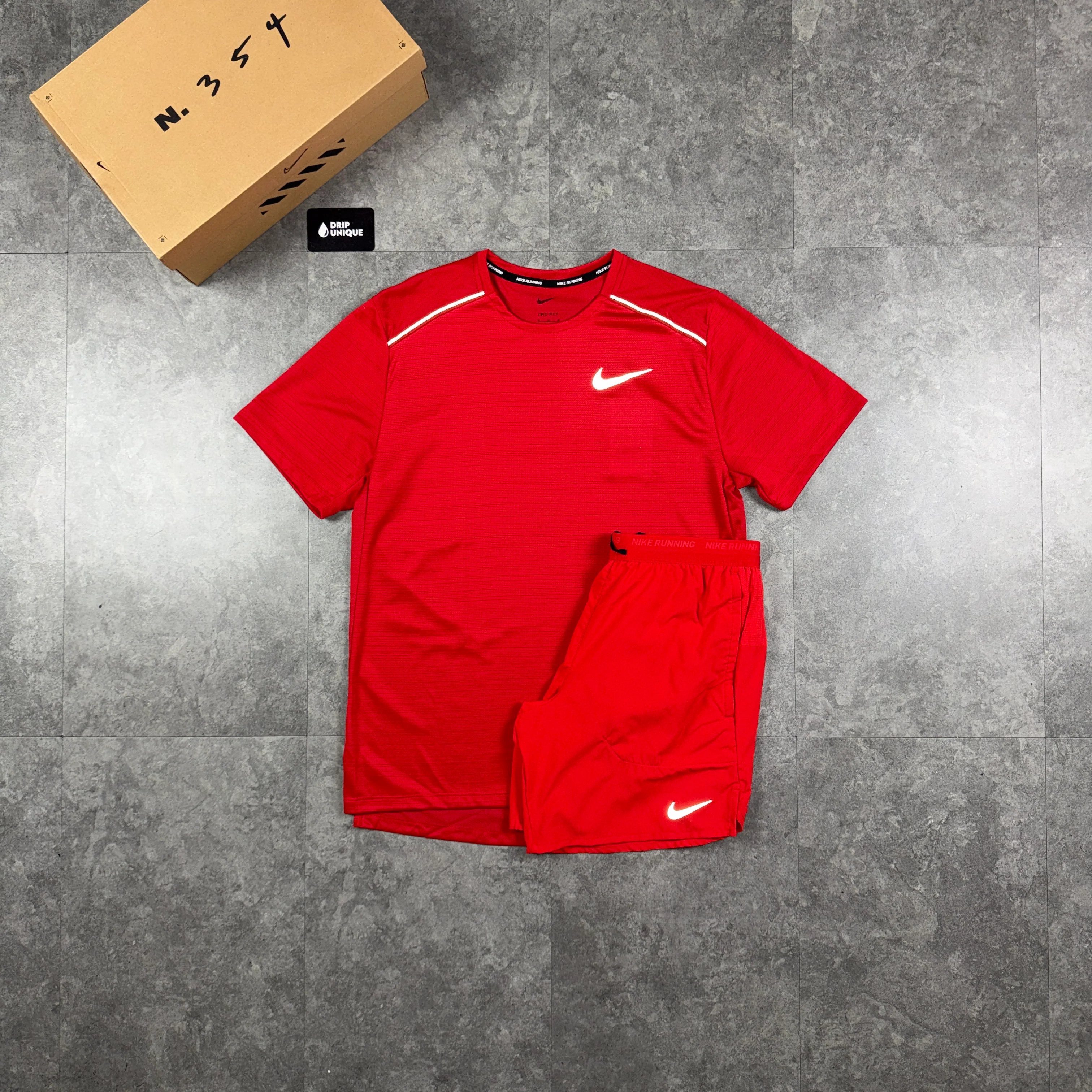 Nike Miler T-Shirt University Red