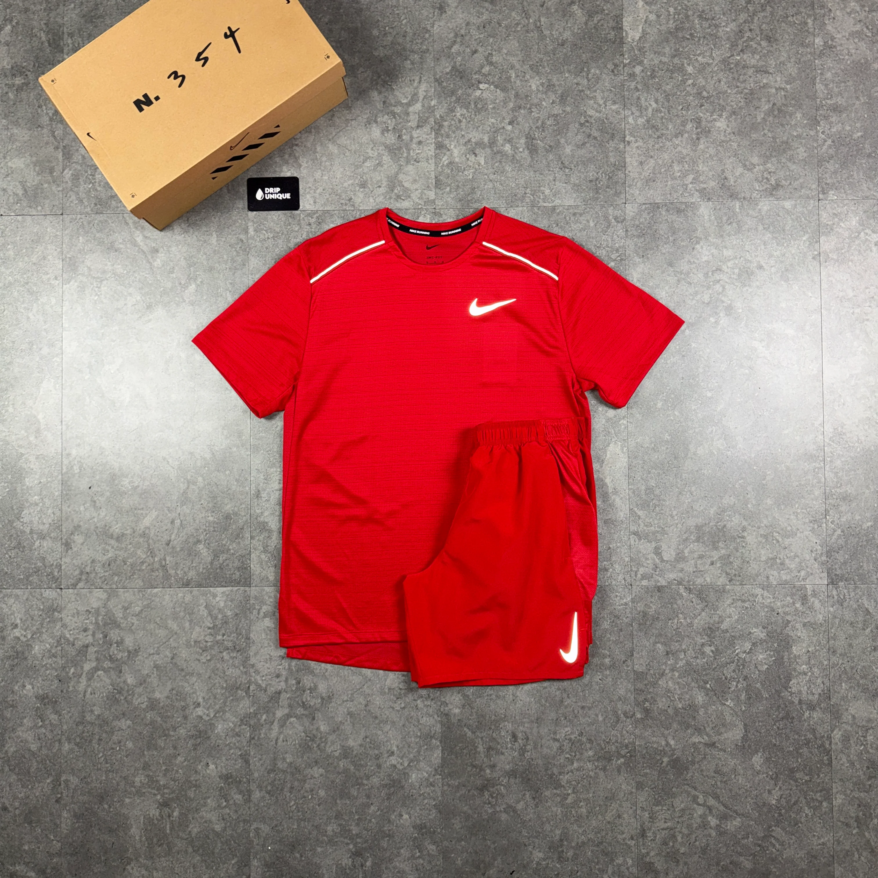 Nike Miler T-Shirt University Red