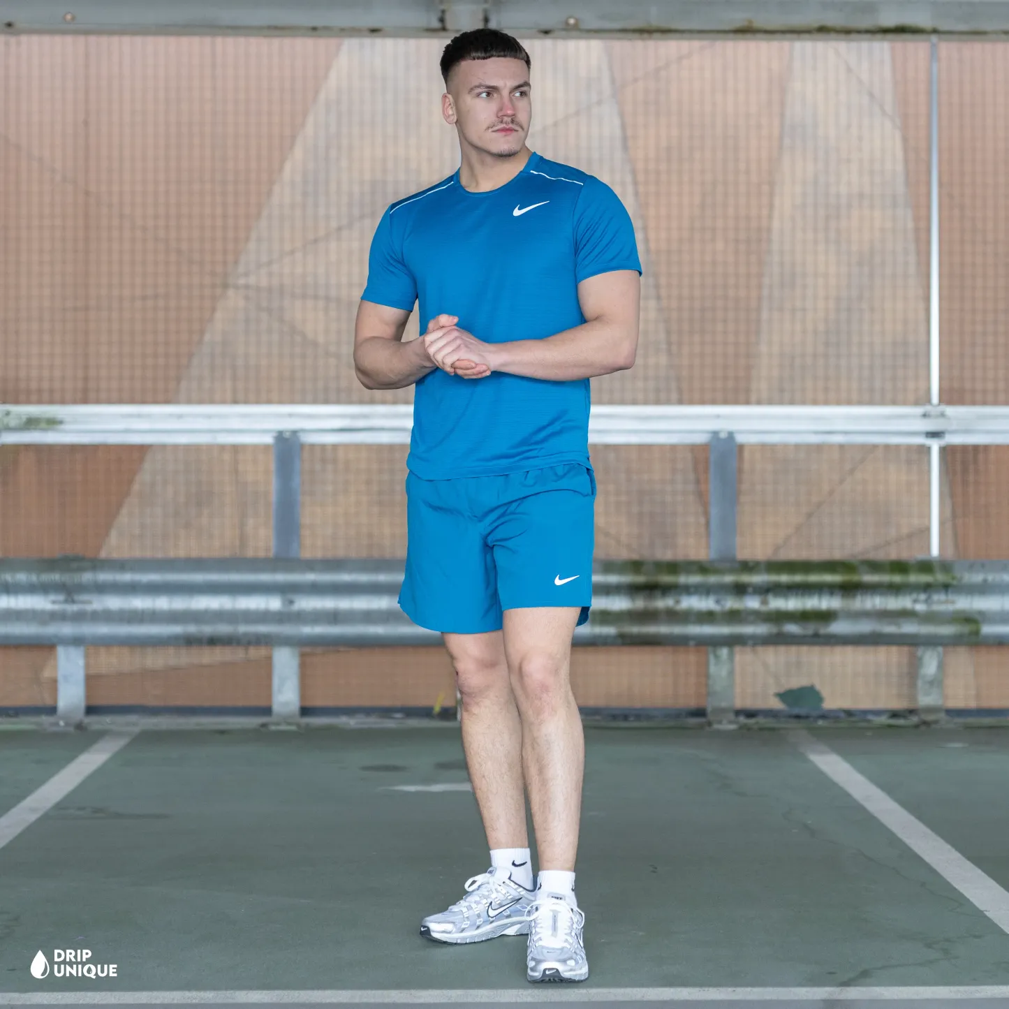 Nike Miler T-Shirt Green Abyss