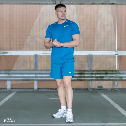 Nike Miler T-Shirt Green Abyss