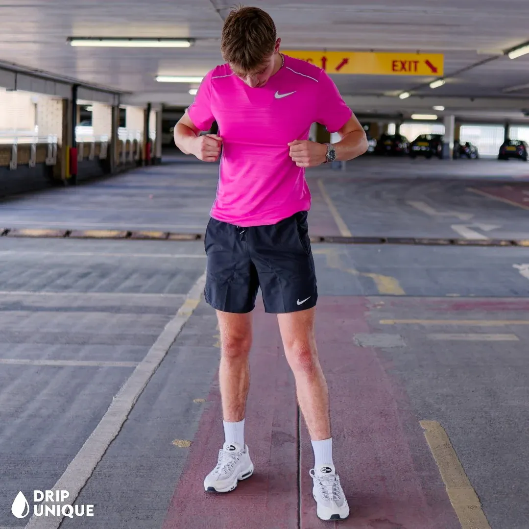 Nike Miler T-Shirt Hot Pink