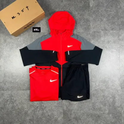 Nike Miler T-Shirt Light Crimson Red