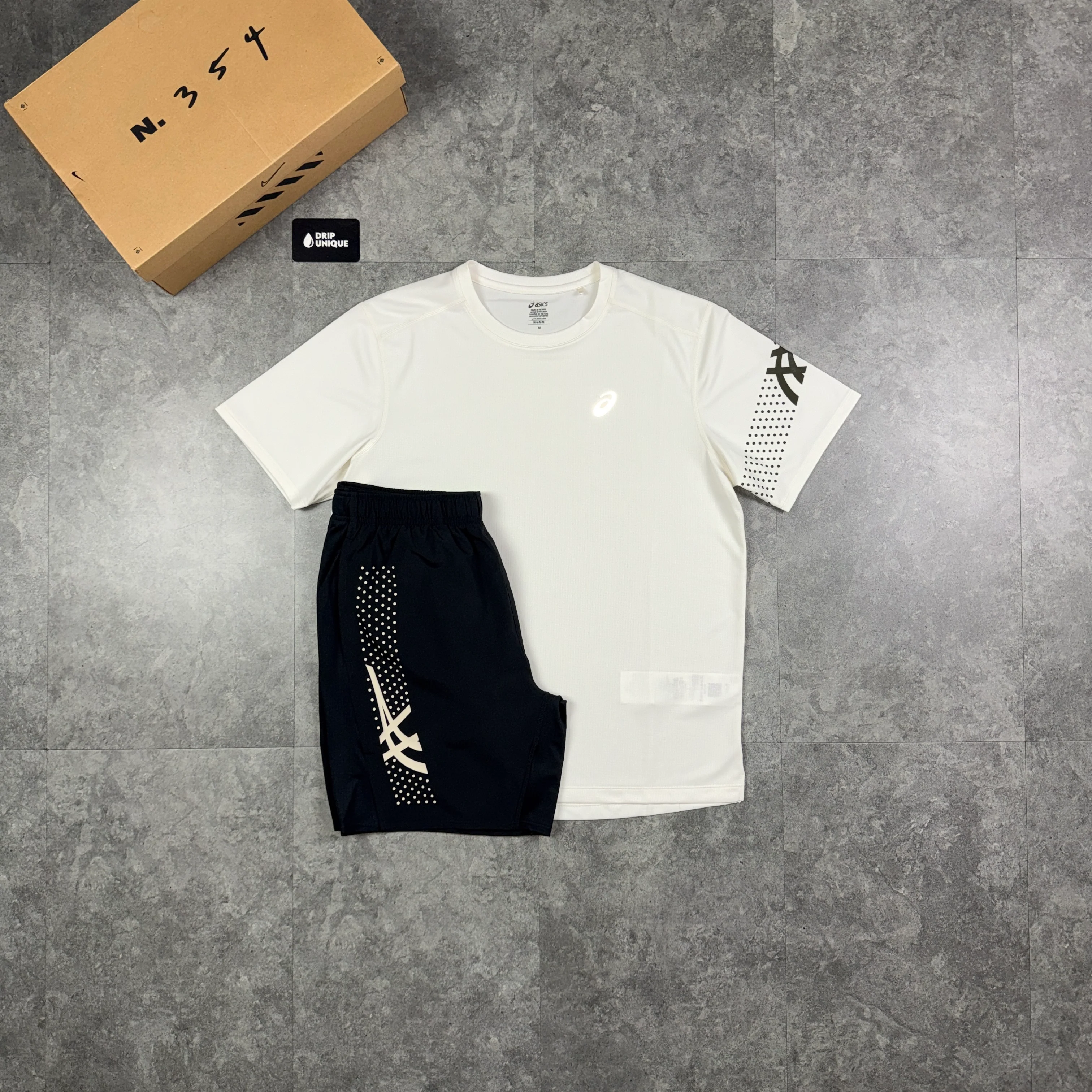 Asics Icon T-Shirt Cream & Brown