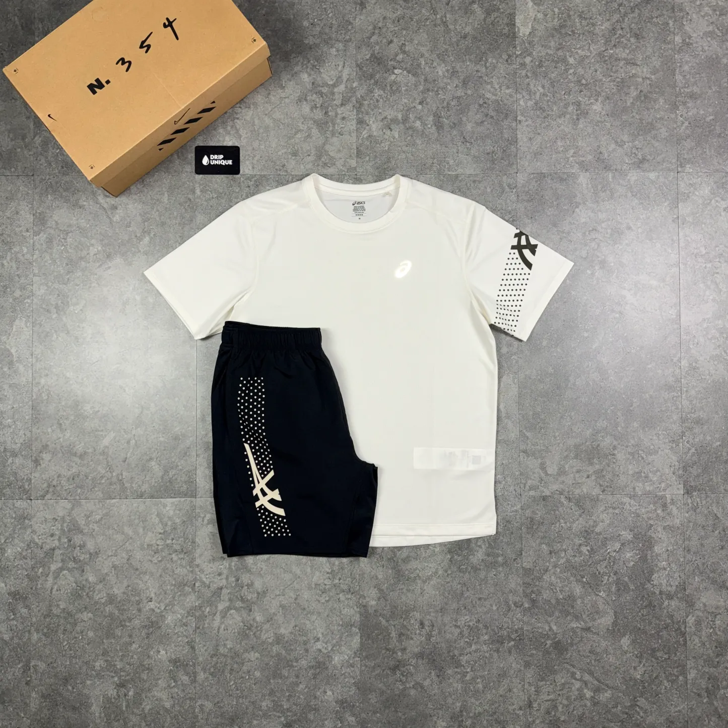 Asics Icon T-Shirt Cream & Brown