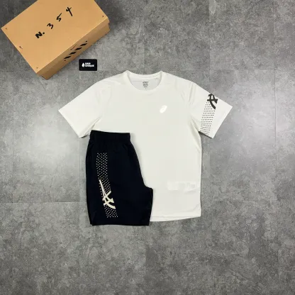 Asics Icon T-Shirt Cream & Brown