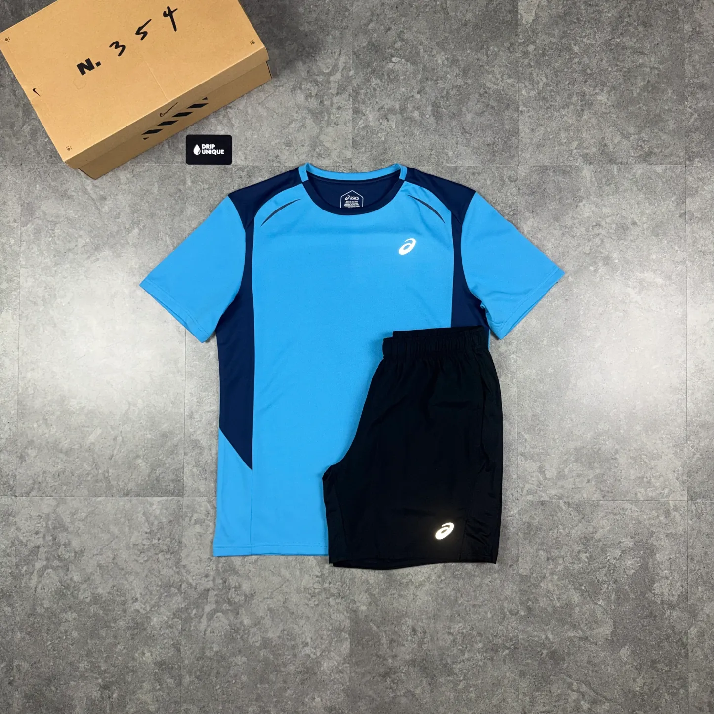 Asics Curve T-Shirt Dolphin Blue