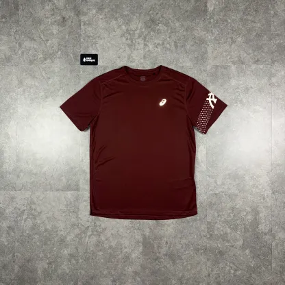 Asics Icon T-Shirt Maroon
