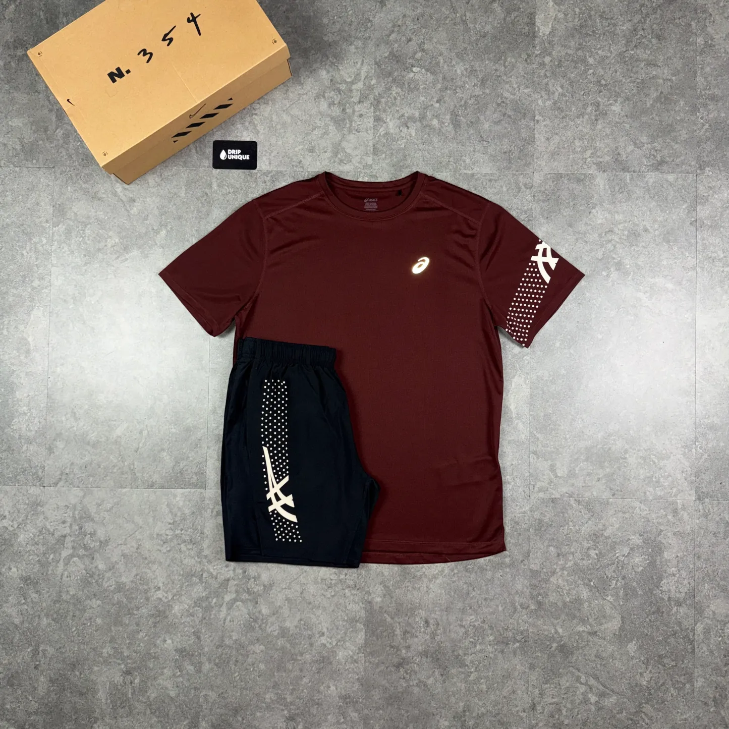 Asics Icon T-Shirt Maroon