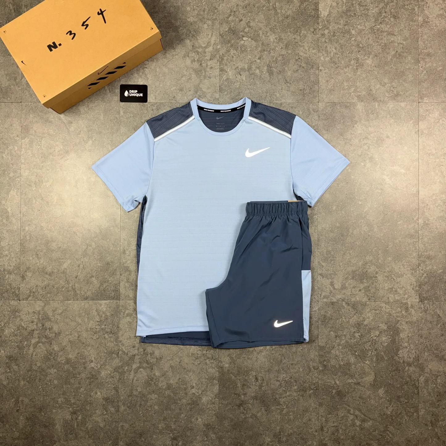 Nike Miler T-Shirt Diffused Blue