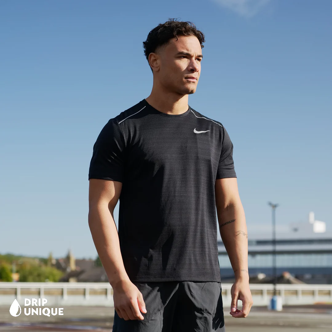 Nike Miler T-Shirt Black