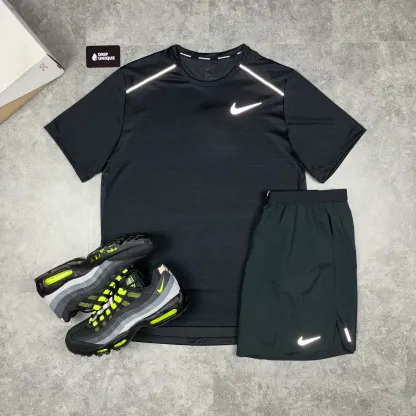 Nike Miler T-Shirt Black